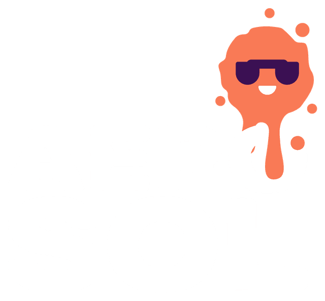 Aerosol Stacked Logo Dark
